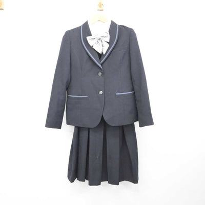 【中古】京都府 京都聖母学院高等学校  女子制服 5点 (ブレザー・シャツ・ジャンパースカート) sf040301