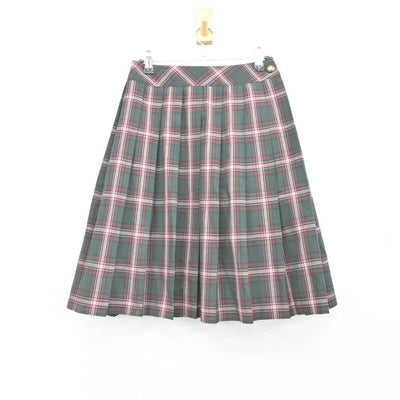 【中古】埼玉県 昌平高等学校 女子制服 2点 (ニットベスト・スカート) sf040314