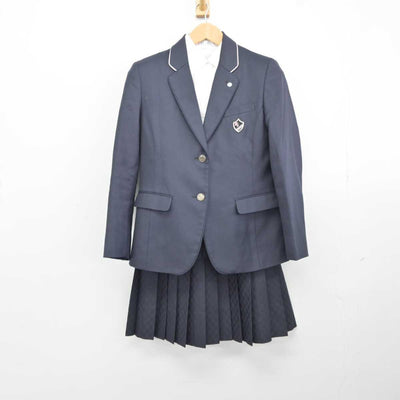 【中古】東京都 共立女子第二中学校 女子制服 4点 (ブレザー・シャツ・スカート) sf040321