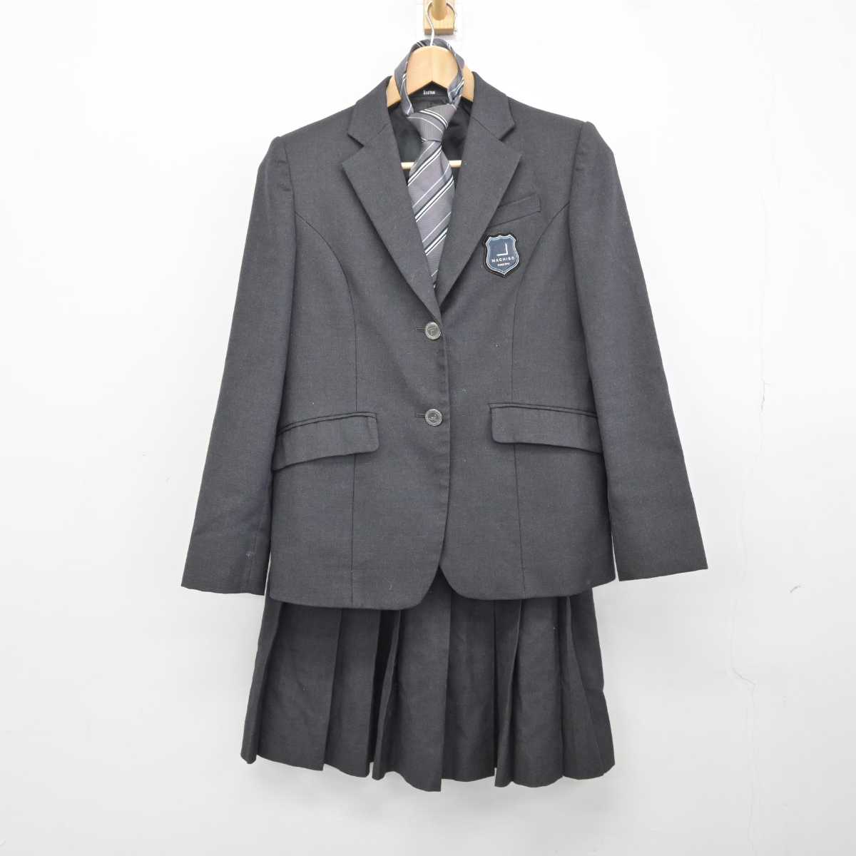 【中古】東京都 町田総合高等学校 女子制服 3点 (ブレザー・スカート) sf040326