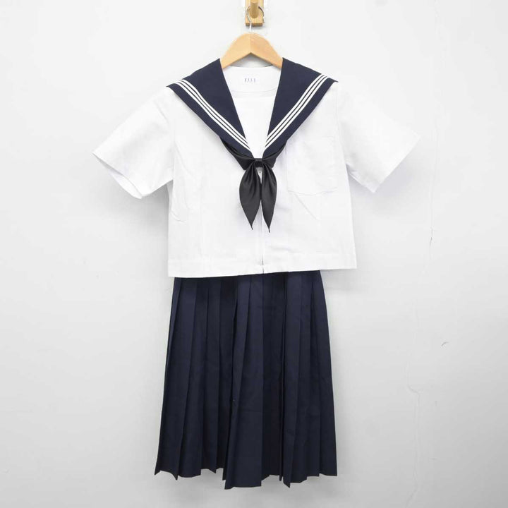 【中古】岐阜県 多治見市立陶都中学校 女子制服 4点 (セーラー服・セーラー服・スカート) sf040338