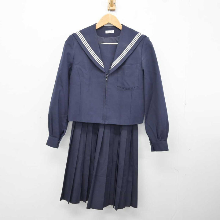 【中古】岐阜県 多治見市立陶都中学校 女子制服 4点 (セーラー服・セーラー服・スカート) sf040338