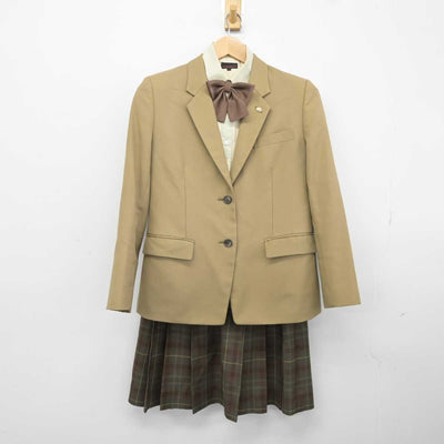 【中古】群馬県 高崎経済大学附属高等学校 女子制服 5点 (ブレザー・ニット・シャツ・スカート) sf040339