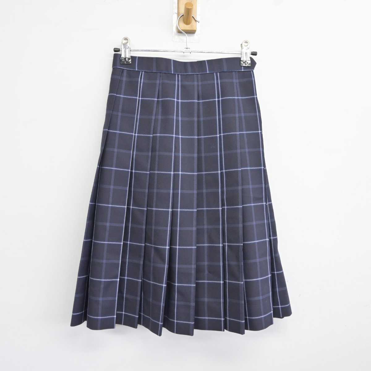 【中古】東京都 駒込中学校高等学校 女子制服 4点 (ブレザー・ニット・スカート) sf040345