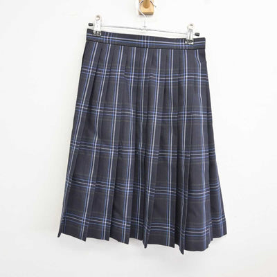 【中古】埼玉県 大宮開成中学高等学校 女子制服 2点 (ニットベスト・スカート) sf040349