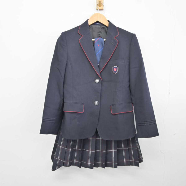 【中古】神奈川県 英理女子学院高等学校/Iグローバル部 女子制服 4点 (ブレザー・ニット・スカート) sf040354 | 中古制服通販パレイド