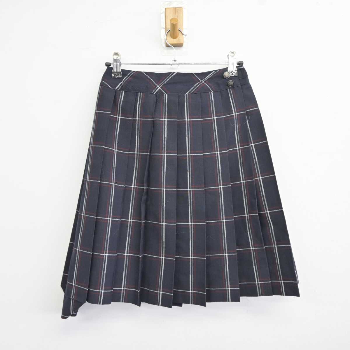 【中古】神奈川県 英理女子学院高等学校/Iグローバル部 女子制服 4点 (ブレザー・ニット・スカート) sf040354