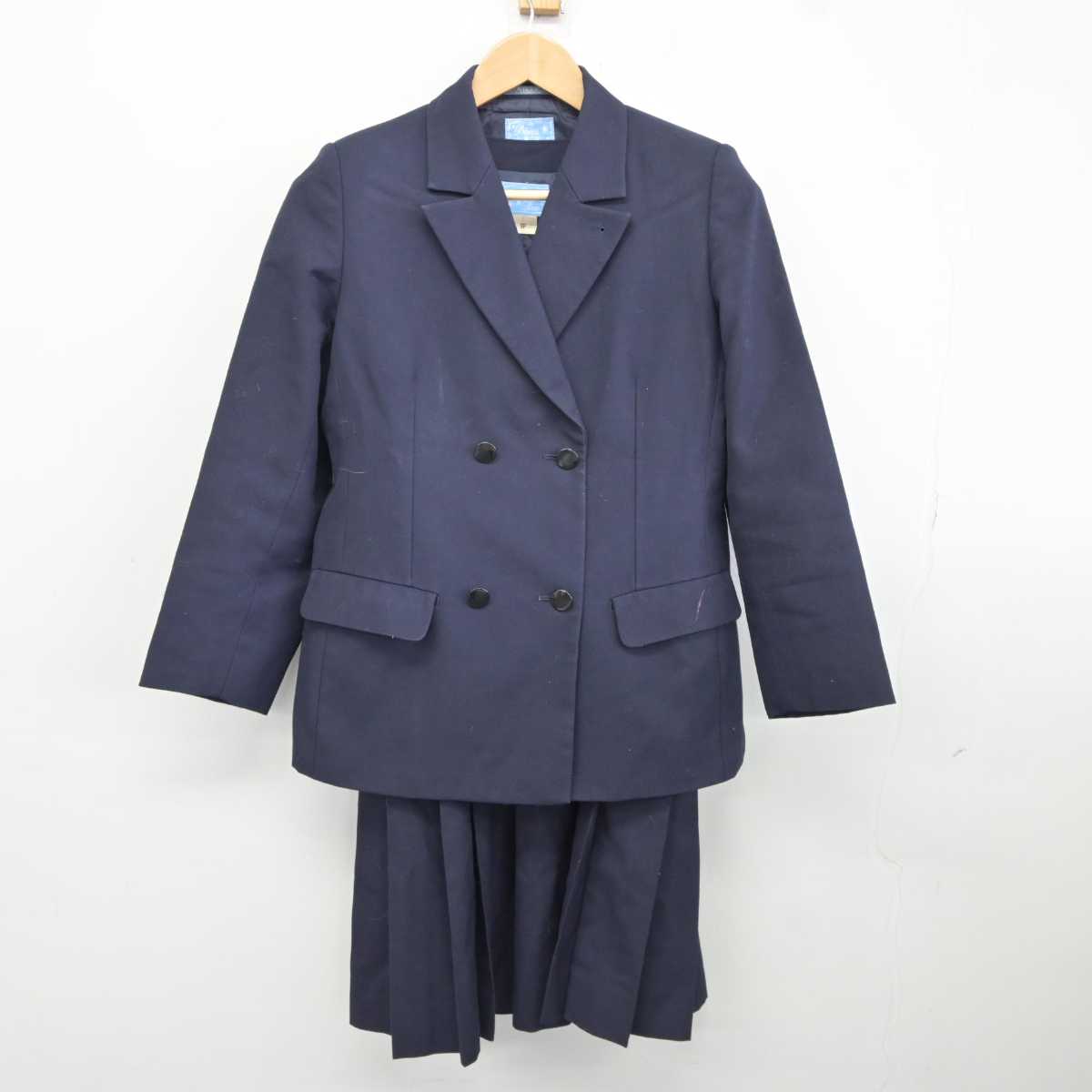 【中古】神奈川県 横浜平沼高等学校 女子制服 2点 (ブレザー・ジャンパースカート) sf040357