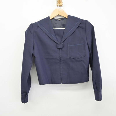 【中古】東京都 練馬区立中村中学校 女子制服 2点 (セーラー服・スカート) sf040360