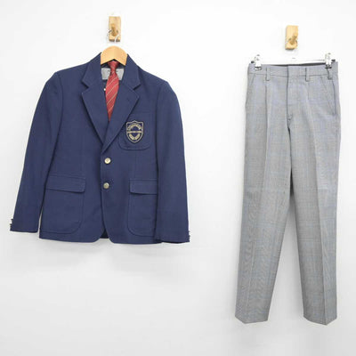 【中古】東京都 豊玉中学校 男子制服 3点 (ブレザー・ズボン) sf040364