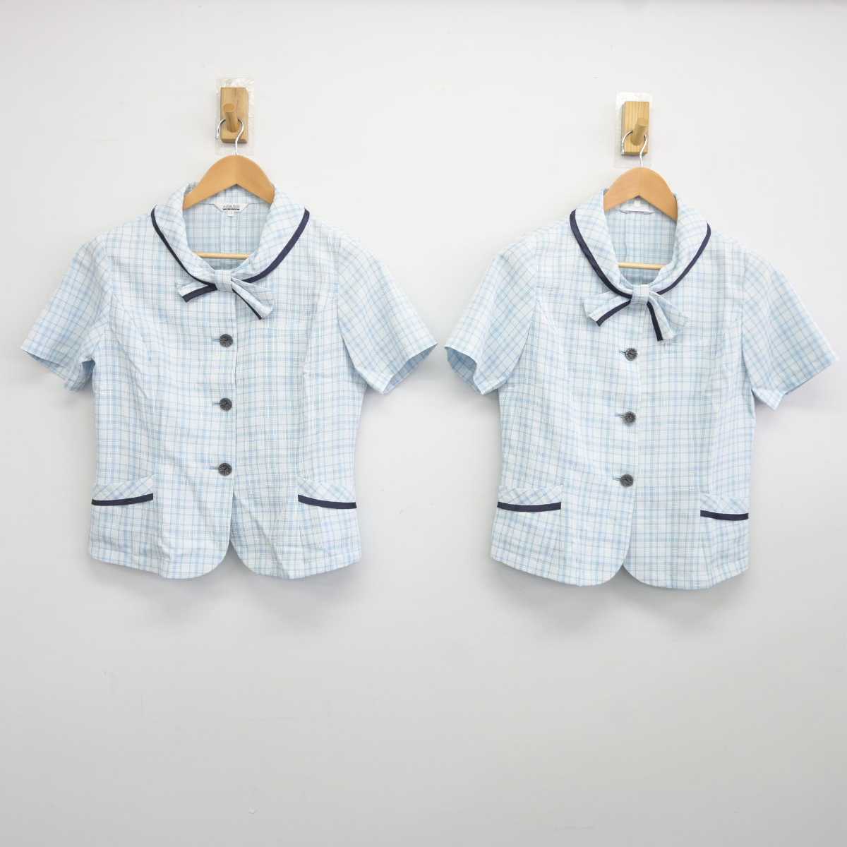 【中古】 事務服 女子制服 2点 (シャツ) sf040375