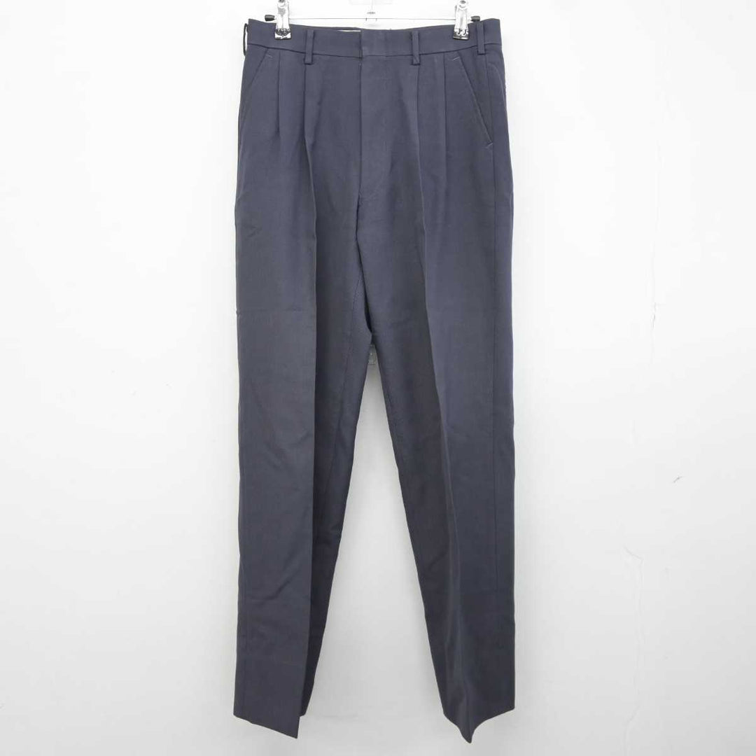 中古】福島県 郡山高等学校 男子制服 2点 (ブレザー・ズボン