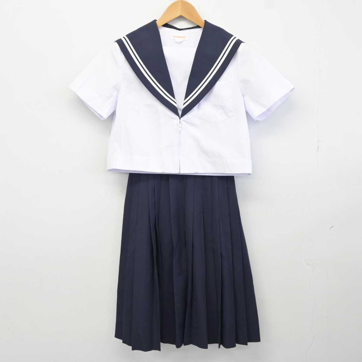 【中古】愛知県 瀬戸市立南山中学校 女子制服 2点 (セーラー服・スカート) sf040399