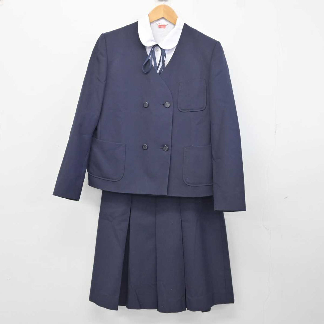 【中古】静岡県 安東中学校 女子制服 6点 (ブレザー・ベスト・シャツ・スカート) sf040417 | 中古制服通販パレイド