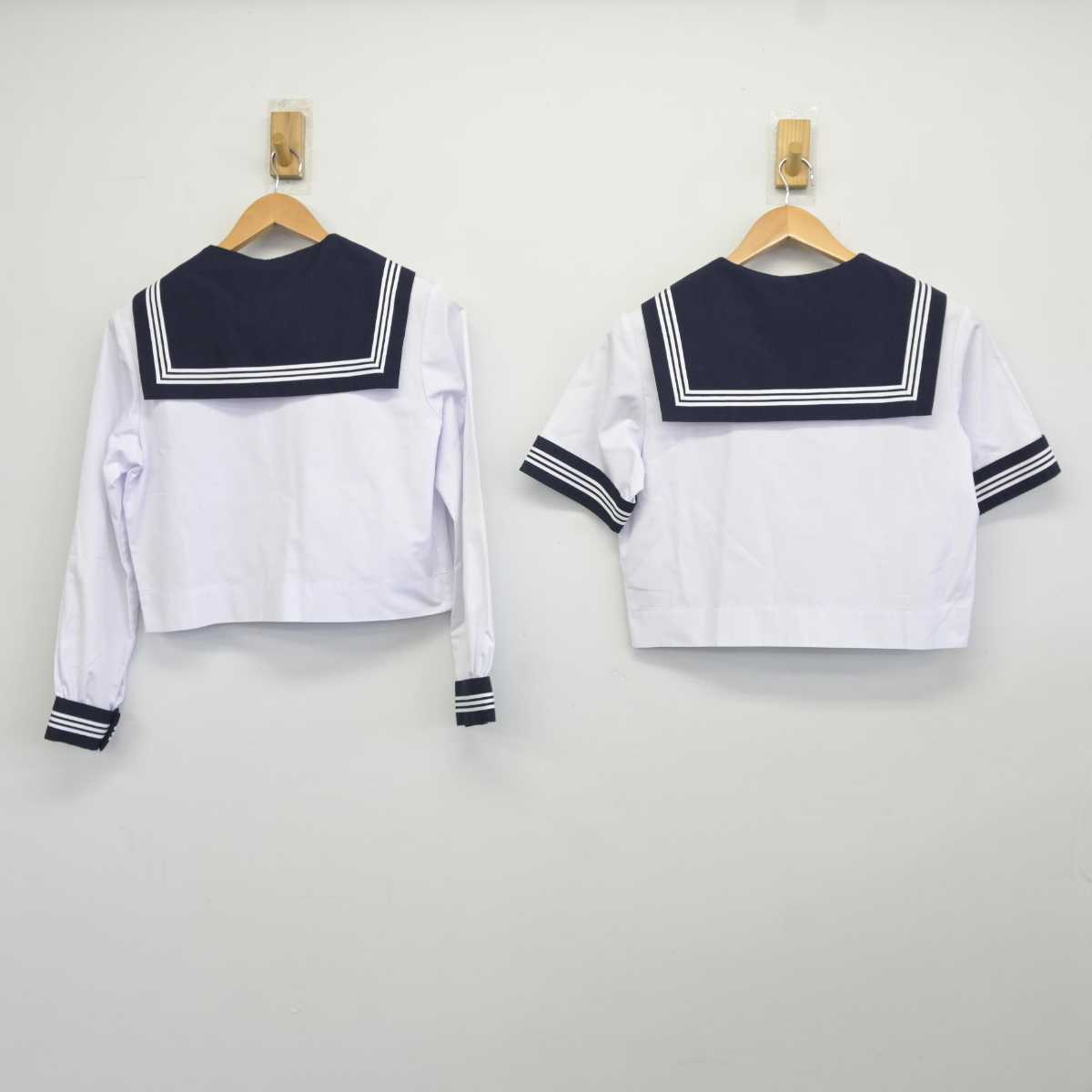 【中古】埼玉県 和光市立大和中学校 女子制服 3点 (セーラー服・スカート) sf040428