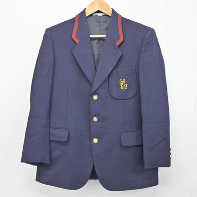 【中古】奈良県 智弁奈良カレッジ中学高等学校 男子制服 3点 (ブレザー・ズボン) sf040429