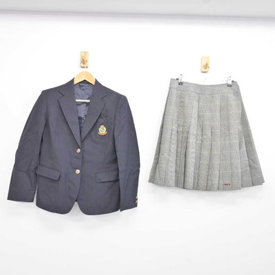 【中古】兵庫県 西宮南高等学校 女子制服 2点 (ブレザー・スカート) sf040439