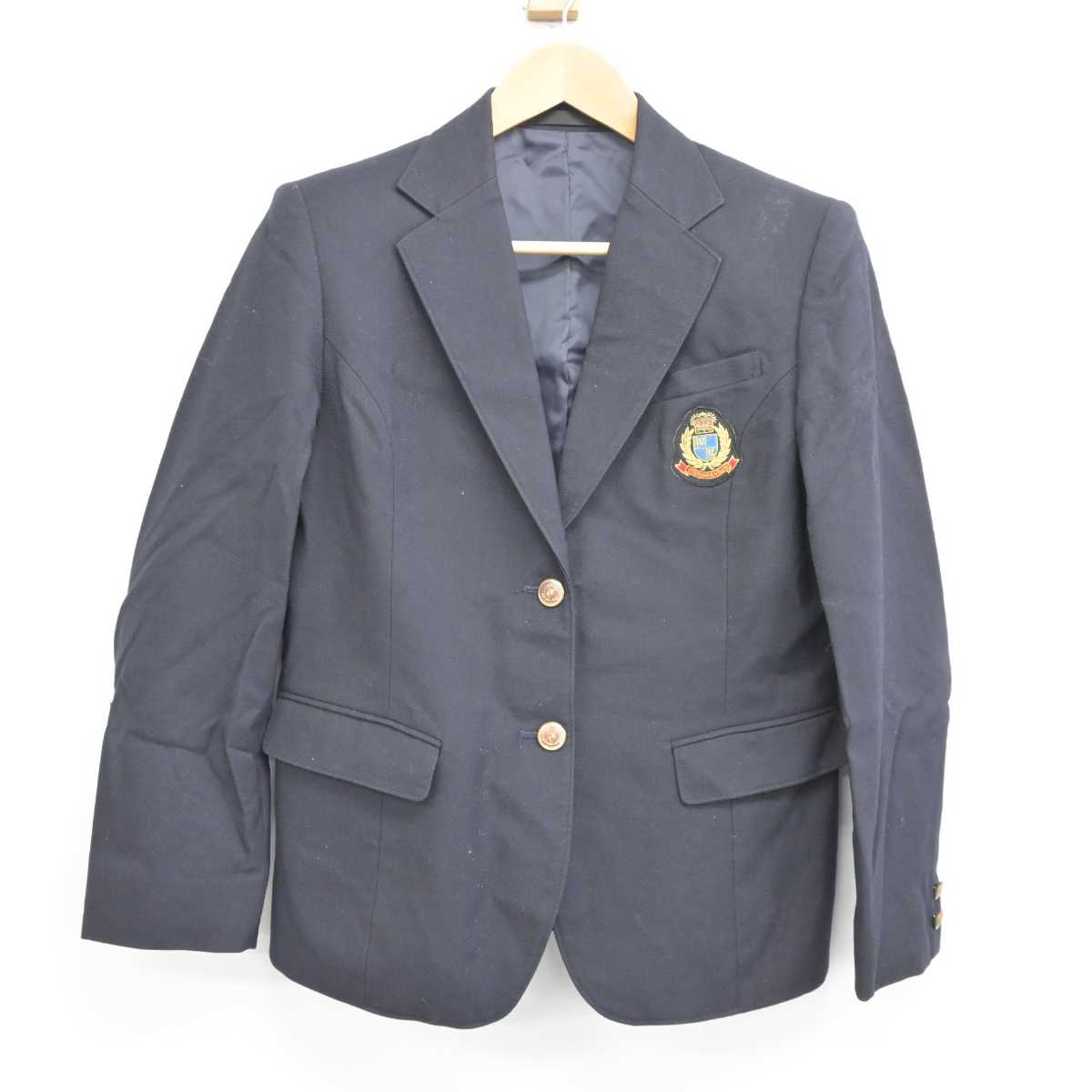 【中古】兵庫県 西宮南高等学校 女子制服 2点 (ブレザー・スカート) sf040439