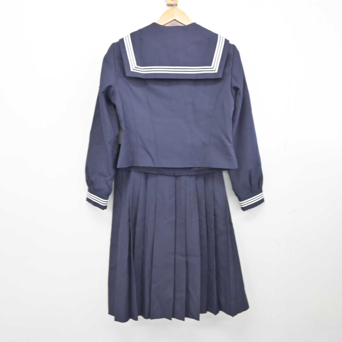 【中古】東京都 小松川第三中学校 女子制服 3点 (セーラー服・スカート) sf040447