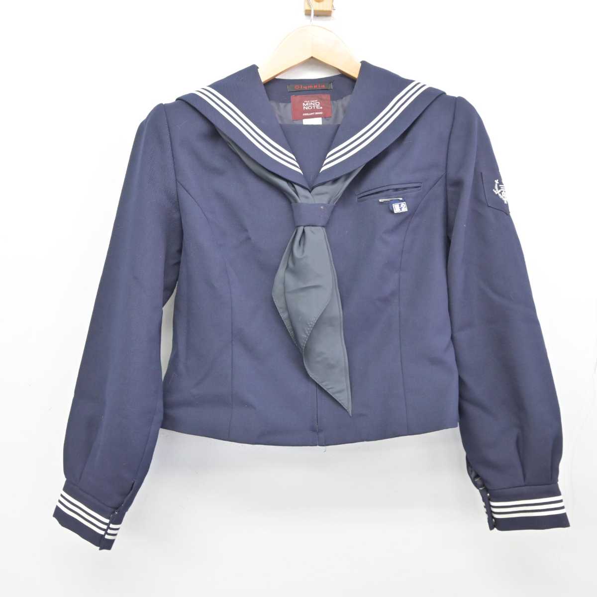 【中古】東京都 小松川第三中学校 女子制服 3点 (セーラー服・スカート) sf040447