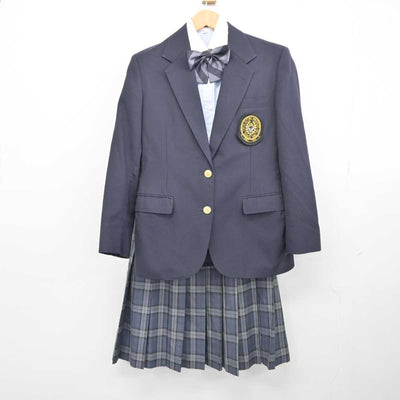 【中古】東京都 東京成徳大学高等学校 女子制服 4点 (ブレザー・シャツ・スカート) sf040451