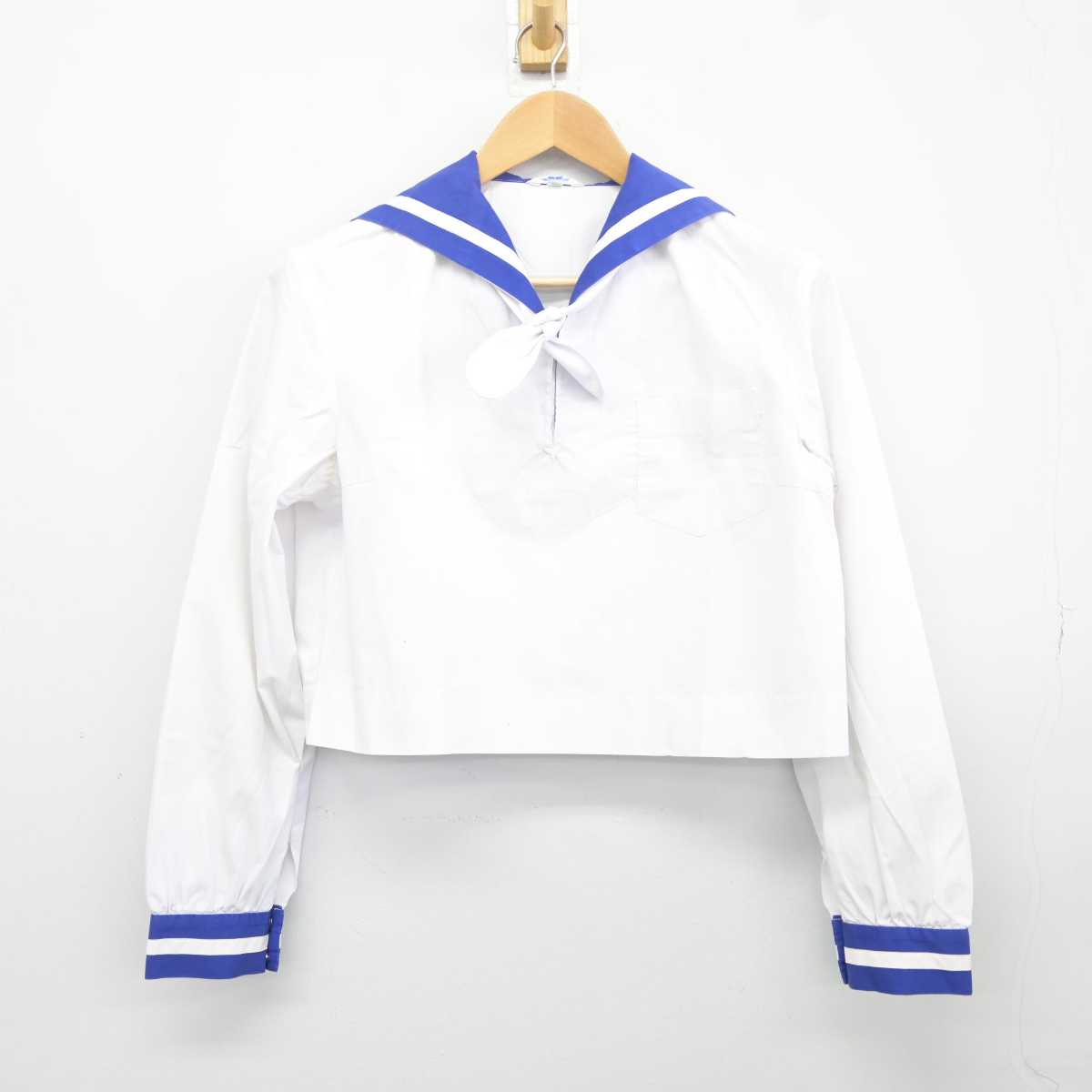 【中古】熊本県 熊本県立第一高等学校 女子制服 3点 (セーラー服・スカート) sf040456