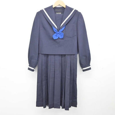 【中古】熊本県 木山中学校 女子制服 3点 (セーラー服・ジャンパースカート) sf040458