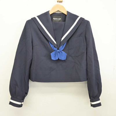 【中古】熊本県 木山中学校 女子制服 3点 (セーラー服・ジャンパースカート) sf040459