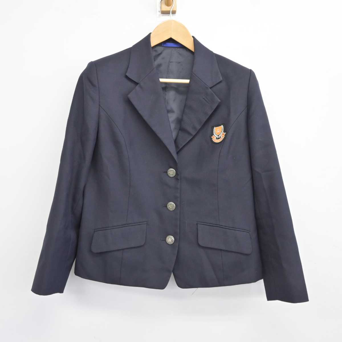 【中古】兵庫県 尼崎高等学校 女子制服 2点 (ブレザー・シャツ) sf040466