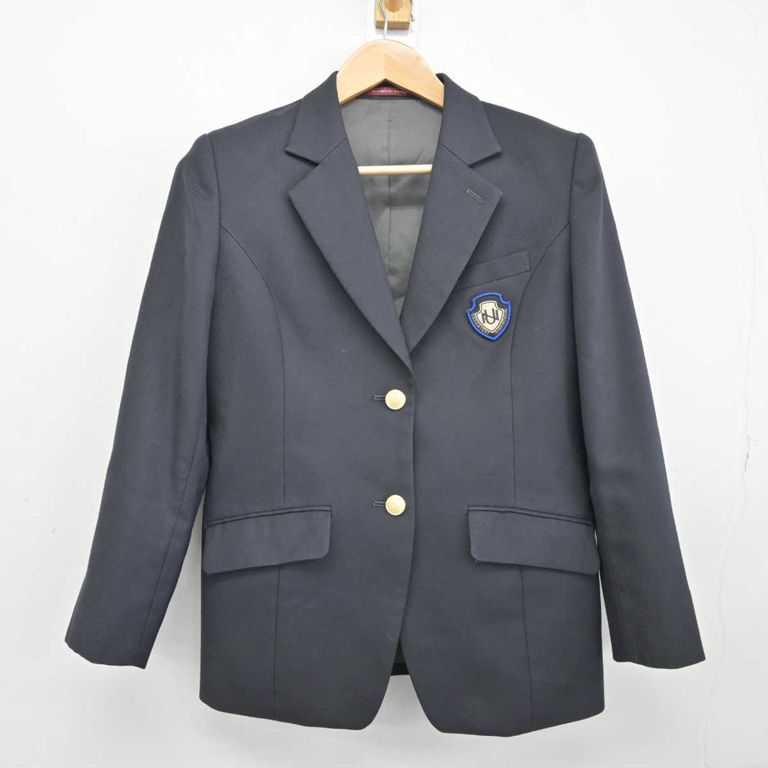 【中古】長野県 上田西高等学校 女子制服 4点 (ブレザー・シャツ・スカート) sf040479