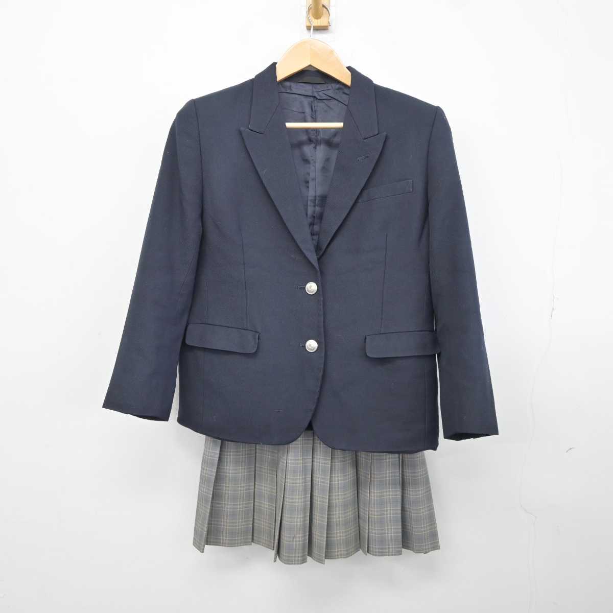 【中古】東京都 篠崎高等学校 女子制服 4点 (ブレザー・スカート) sf040492