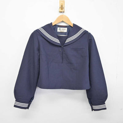 【中古】東京都 瑞江中学校  女子制服 2点 (セーラー服・ジャンパースカート) sf040493