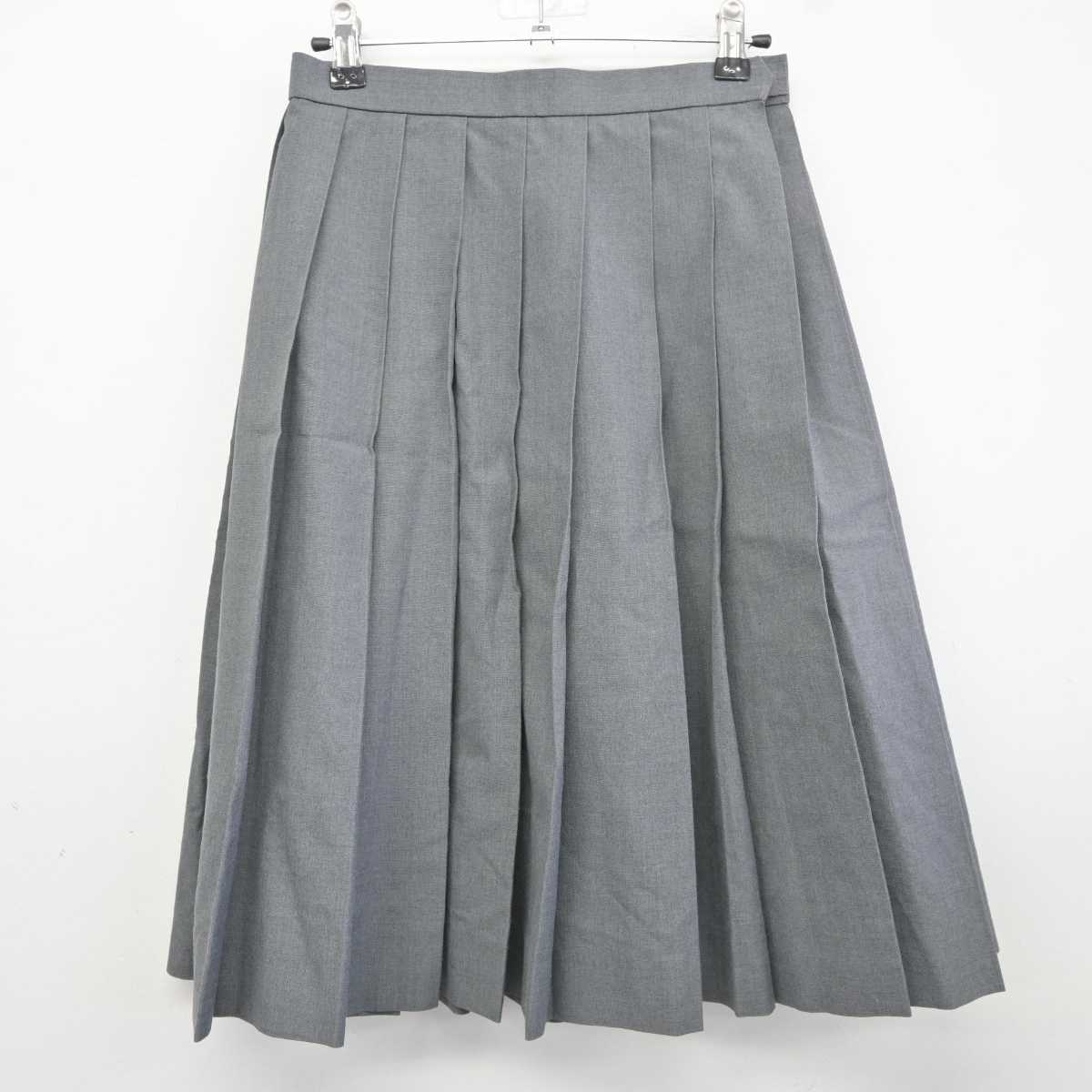 【中古】大阪府 旭東中学校 女子制服 3点 (シャツ・ニットベスト・スカート) sf040543