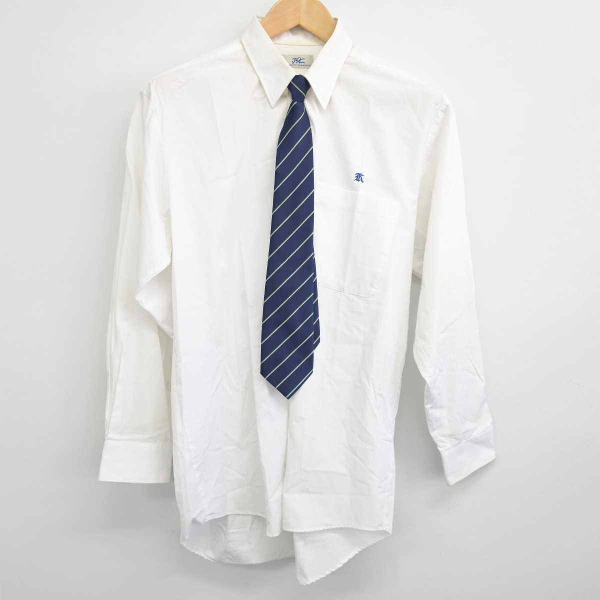 【中古】大阪府 旭東中学校 男子制服 4点 (ブレザー・シャツ・ズボン) sf040547