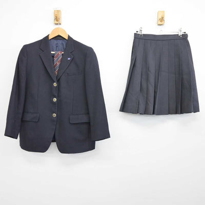 【中古】東京都 昭和第一学園高等学校 女子制服 4点 (ブレザー・スカート) sf040548