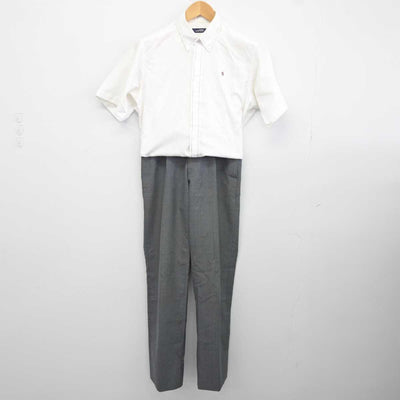 【中古】茨城県 常総学院高等学校 男子制服 3点 (シャツ・ズボン) sf040560