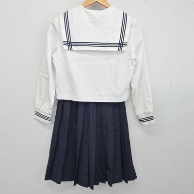 【中古】広島県 尾道北高等学校 女子制服 2点 (セーラー服・スカート) sf040562