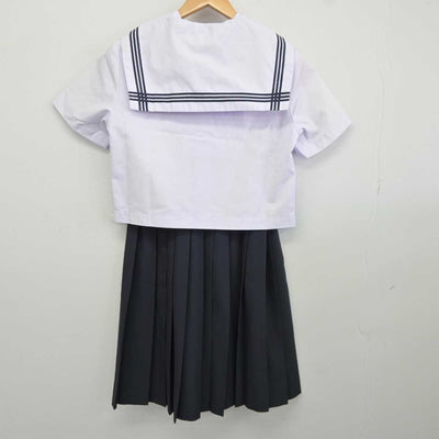 【中古】広島県 尾道北高等学校 女子制服 4点 (セーラー服・スカート) sf040564