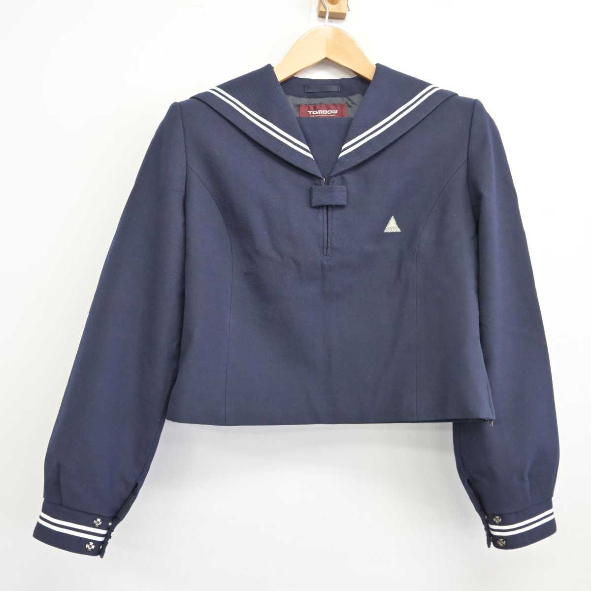 【中古】広島県 尾道東高等学校 女子制服 2点 (セーラー服・スカート) sf040567