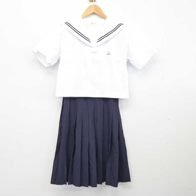 【中古】広島県 尾道東高等学校 女子制服 3点 (セーラー服・スカート) sf040569