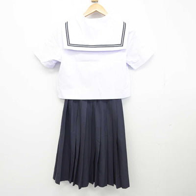 【中古】広島県 尾道市立日比崎中学校 女子制服 2点 (セーラー服・スカート) sf040571