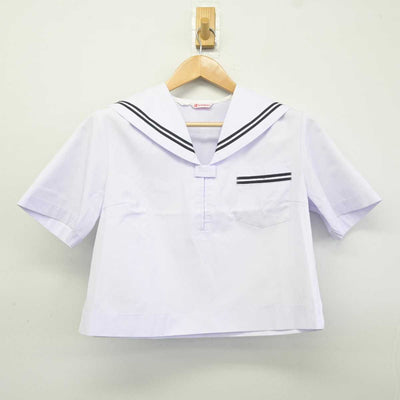 【中古】広島県 尾道市立日比崎中学校 女子制服 2点 (セーラー服・スカート) sf040572