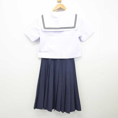 【中古】広島県 尾道市立日比崎中学校 女子制服 3点 (セーラー服・スカート) sf040573