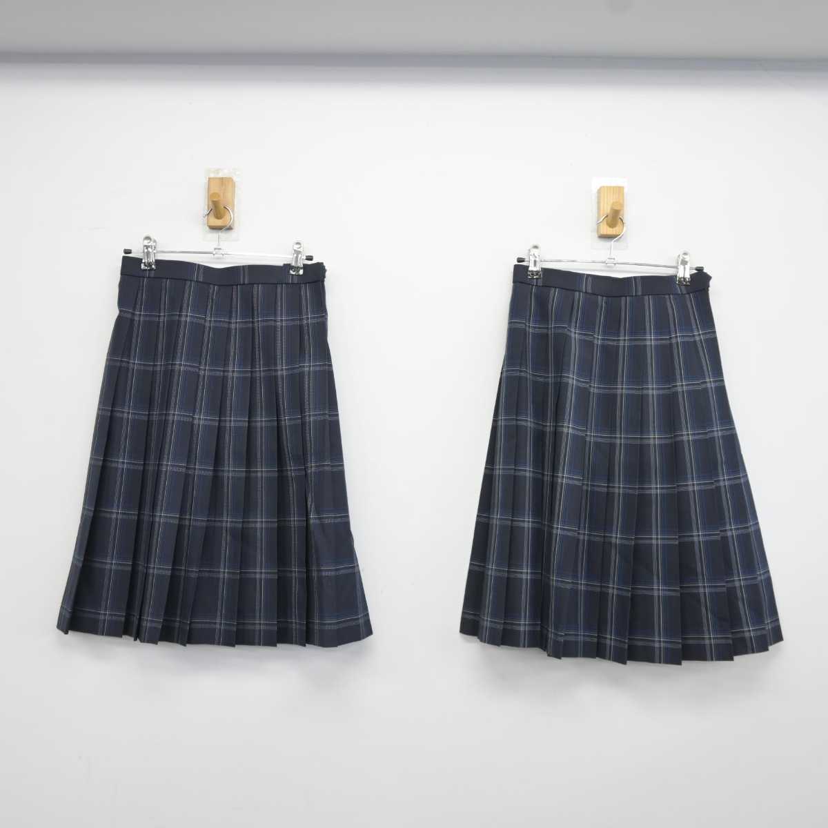 【中古】富山県 滑川高等学校 女子制服 5点 (ブレザー・シャツ・スカート) sf040587