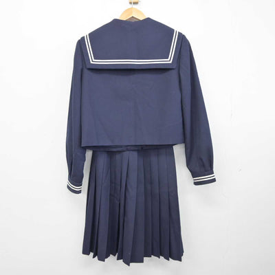 【中古】富山県 魚津市立東部中学校 女子制服 4点 (セーラー服・スカート) sf040588