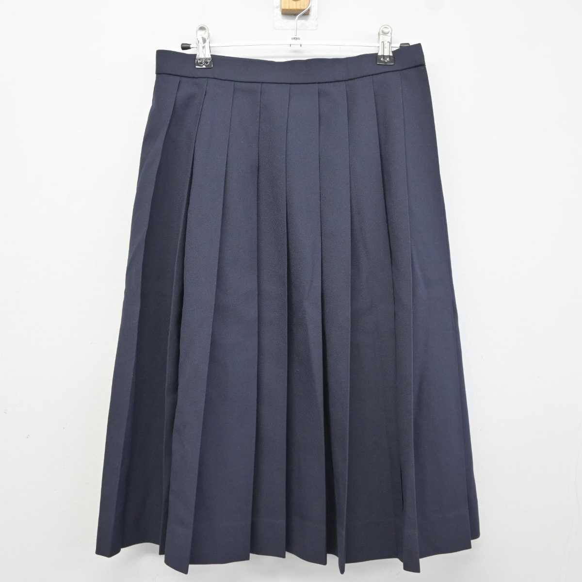 【中古】福岡県 福岡女子商業高等学校 女子制服 4点 (ブレザー・シャツ・スカート) sf040601