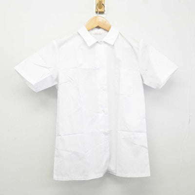 【中古】福岡県 春吉中学校 女子制服 2点 (シャツ・ジャンパースカート) sf040607