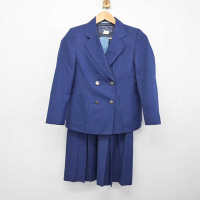 【中古】埼玉県 藤中学校 女子制服 4点 (ブレザー・ベスト・スカート) sf040642