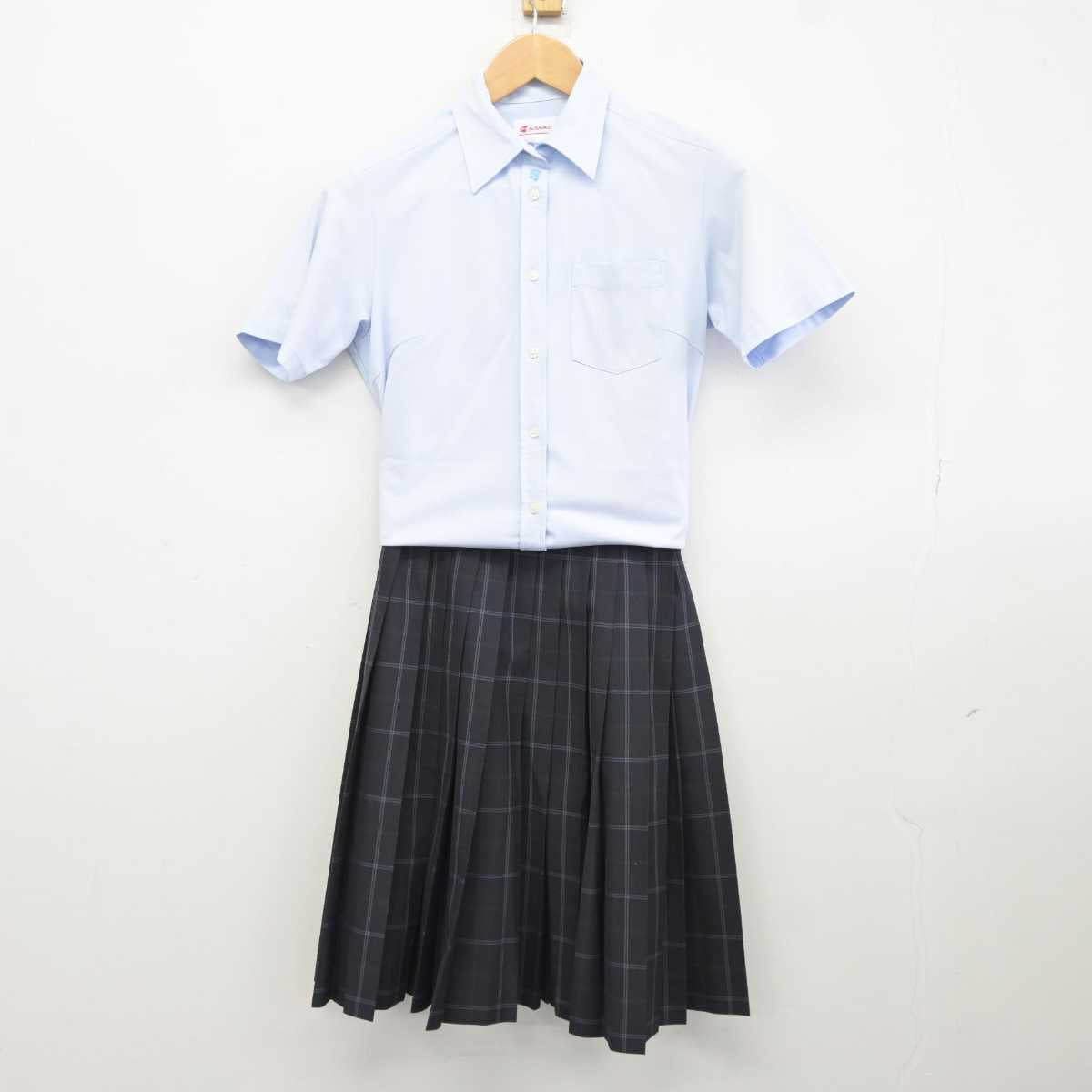 【中古】愛知県 西陵高等学校 女子制服 2点 (シャツ・スカート) sf040653