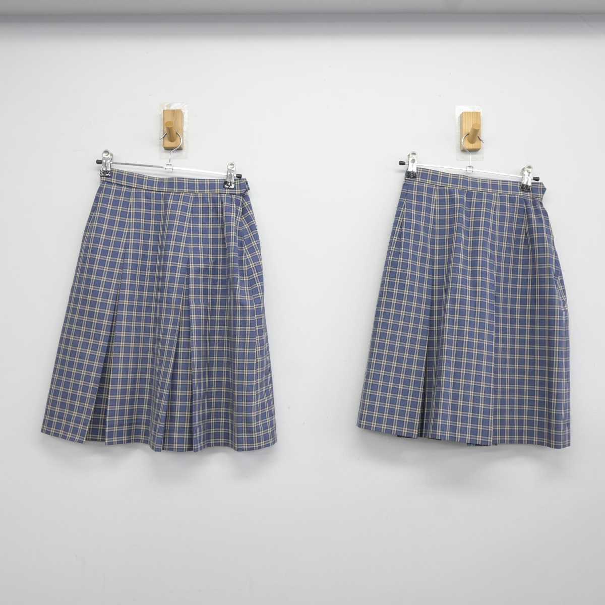 【中古】神奈川県 海西中学校 女子制服 4点 (ブレザー・スカート) sf040658